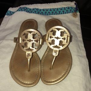 Tory Burch Shoes - Tory Burch Miller Sandal - metallic gold Tory Burch Shoes - Tory Burch Miller Sandal - metallic gold